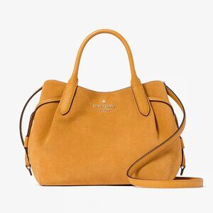 Kate spade New York Small Suede Dumpling bag in Squash Blossom